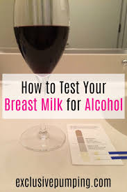 testing breast milk for alcohol an experiment using milkscreen