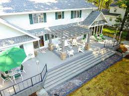 Trex Pergola By Creative Decks Landscaping Shade Sail Pergola Canopy Outdoor Living Design