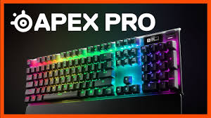 Each individual key can be tweaked to meet your desired actuation, from the world's fastest feather light touches, to deep and. Adjustable Mechanical Switches On The Fastest Keyboard Ever Steelseries Apex Pro Youtube