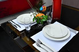 The design and the quality of the indian dining tables has to a long time, therefore taking into consideration the different details and quality of design of a specific item is a good way. Table Setting Inside Indian Restaurant Photos Free Royalty Free Stock Photos From Dreamstime