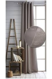 Rideau Occultant Et Isolant Kaki Fonce 140 X 240 Cm En Polyester Meuble Deco Decoration Maison