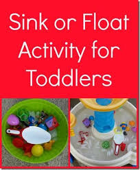 sink or float activity for toddlers
