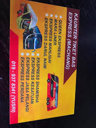 Purchase your ticket online purchase now. Kaunter Tiket Bas Kaunter Tiket Bas Express Machang Facebook
