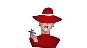 How To Draw Lady With A Red Hat Step By Step Red Hats Drawings Drawing Lessons For Kids