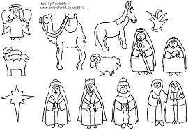 Nativity Scene Coloring Pages Printables Nativity Coloring Nativity Story Printable Nativity Coloring Pages