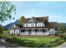 Two story brick house plans front porch arts homes. Bennington Country Farmhouse Plan 068d 0016 House Plans And More