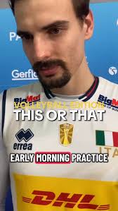 THIS OR THAT: Volleyball Edition with Team Italy’s Captain Simone  Giannelli, @simo_gian9 , #MWCH #FIVB #Volleyball #TeamItaly,  #SimoneGiannelli