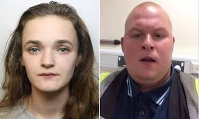 Woman, 22, is given a life sentence for stabbing a father-of-one, 43, with  a kitchen knife