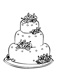 Birthday kids should never have to make tough decisions, such as whether to celebrate with cake or donuts. Wedding Cake Coloring Page For Drawing 1 Cakepins Com Wedding Coloring Pages Wedding Cake Drawing Coloring Pages For Kids