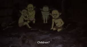 Bahia exploring a cave, while some.shady creatures lurk around. Goblin Slayer Episode 1 Anime Has Declined