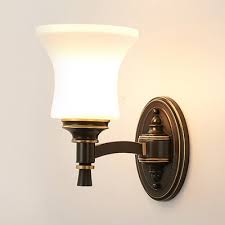 Hot selling bathroom wall lights frosted glass vanity lamp toilet contemporary decor mirror light. Vintage Style Curved Wall Sconce 1 2 Lights Frosted Glass Sconce Light In White For Bathroom Beautifulhalo Com