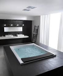 black jacuzzi bathtub