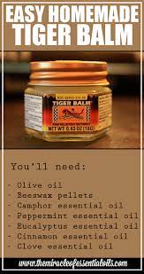 Ahh it gets rid of all the pain for hours. Homemade Essential Oil Tiger Balm Recipe The Miracle Of Essential Oils