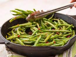 Spicy Green Beans Recipe Spicy Green Bean Recipes Food Network Recipes Bean Recipes