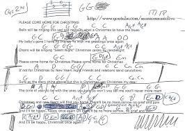Please Come Home For Christmas Guitar Chord Chart In G Eagles Lyrics Xmas Music Guitar Chord Chart