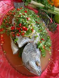 Siakap Kukus Limau Ala Thai Fiza S Cooking Resep Masakan Daun Ketumbar Memasak