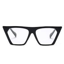 designer seffaf camli cat eye koseli bayan gunes gozlugu siyah gunes gozlugu siyah gunes