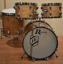From Steve Maxwell Drums A Rogers Kit From The Mid Late 1960s Dayton Distribution Era 14x20 Kick 8x12 9x13 Toms 16x1 Vintage Drums Drums Rogers Drums