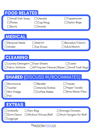 The Ultimate College Packing List For Guys Printable Pdf College Packing Lists College Packing Checklist College Packing