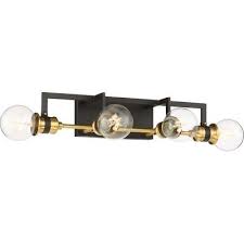Leibowitz 4 Light Bath Bar Black Vanity Light Vanity Lighting Traditional Vanity