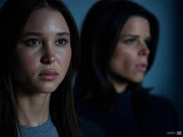 Someone, using AI app, dyed Isabel May hair brown, so to show, that she can  indeed be beliveable to be daughter of Sidney and Mark. Last picture is her  original picture, for