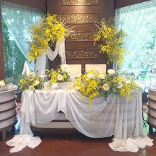 テーブル 装花 おしゃれまとめの人気アイデア pinterest kitima pingo 結婚式 テーブル 装花 ウェディングのデコレーション 会場装花 春