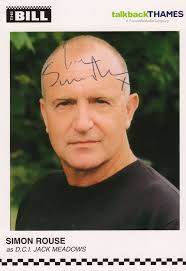 Simon Rouse as DCI Jack Meadows The Bill ITV Hand Signed Cast Card Photo