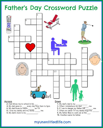 Free Fathers Day Crossword Puzzle Puzzles For Kids Business For Kids Diy Puzzles