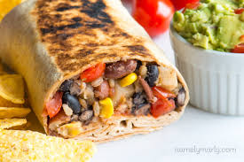 This Easy Crispy Black Bean Burrito Recipe Is Made With Brown Rice Potatoes Corn And Salsa Served In A Cri Cheap Vegan Meals Whole Food Recipes Cheap Vegan