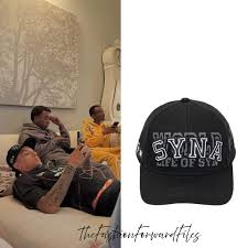 Central Cee Rocks the Syna Star Cap in Black