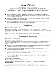 Is there a space efficient way to list all this on a resume, because currently even just listing the degree/diploma and the institution takes up over. Entry Level Biochemist Resume Sample Monster Com