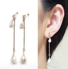 Shop for clip on earrings at nordstrom.com. White Opal Clip On Earrings Dangle Drop Invisible Clip On Earrings Wedding Clip Earrings Non Pierced Earrings Gold Earrings Clip On Earrings Earings Piercings