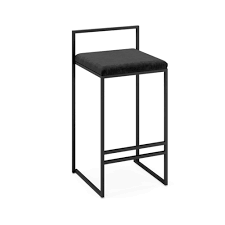 Shop for kitchen bar stools perfect for casual dining and entertaining. Minimalist Bar Stool Black Frame Black Seat Lectory