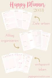 Mein Happy Planner 2018 Familienalltag Planen Fur Einsteiger Filofax Einlagen Selber Machen Terminplaner Vorlage Und Personlicher Planer