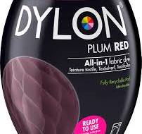 Dylon Washing Machine Fabric Dye Pod for Clothes & Soft Furnishings, 350g –  Plum Red
