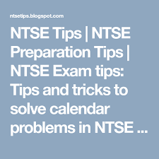 Ntse Tips Ntse Preparation Tips Ntse Exam Tips Tips And Tricks To Solve Calendar Problems In Ntse Mat How To Memorize Things Exams Tips Solving