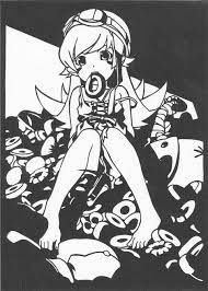 忍野忍 切り絵 ピック のイラスト pixiv anime imagens