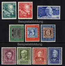 In diesem jahr wurden in berlin keine sondermarken ausgegeben. Bund 1949 1959 Haus Der Briefmarke