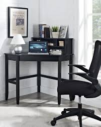 23 Stylish Desks That Will Actually Fit In Your Tiny Apartment In 2020 Corner Writing Desk Black Corner Desk Small Corner Desk