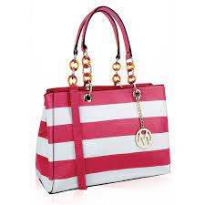 Our Best Shop By Style Deals Leather Handbags Tote Blue Tote Bag Striped Tote Bags