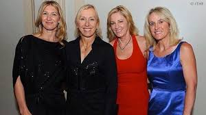 — #navratilova #graf #billiejeanking #monicaseles. Great Ladies Great Champions Steffi Graf Martina Navratilova Chris Evert And Tracy Austin 106 Grand Slam Martina Navratilova Chris Evert Steffi Graf