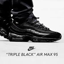 Nike Air Max 95 Triple Black Nike Air Max Nike Air Max Sneakers