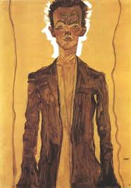 Egon Schiele Autoritratto Con Camicia Marrone 1910 Egon Schiele Self Portrait Portrait