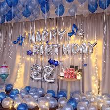 1set Blue Birthday Balloon Kit Birthday Wedding Decorations Etsy Birthday Balloon Decorations Surprise Birthday Decorations Birthday Party Balloon