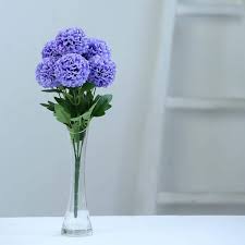 Watercolor flowers christmas holiday fake flower color shading. 28 Purple 16 In Tall Chrysanthemum Mums Silk Artificial Flowers