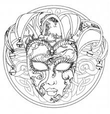 Dessin a imprimer mandala coloriage à imprimer mandala les indiens de mandalas : Mandala Gratuit Tete Loup Coloriage Mandalas Coloriages Pour Enfants