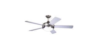 While fans have a very functional role, ceiling fans with lights add a touch of modernity to your space. Ceiling Fan Ursa Silver Walnut 132cm 52 With Light Home Commercial Heaters Ventilation Ceiling Fans Uk