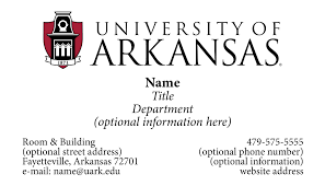 See more ideas about customizable business cards templates, business cards, colleges and universities. Official Stationery Style Guides And Logos University Of Arkansas