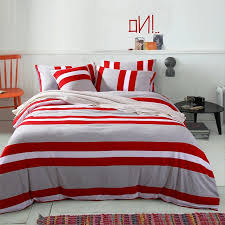 We're sure you'll find the one that will great. Red White And Gray Rugby Stripe Print Simply Modern Chic Full Queen Size Bedding Sets Hipsterbedding Com