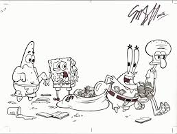 Supercoloring.com is a super fun for all ages: Pictures Of Squidward From Spongebob Coloring Home